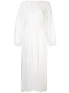 Matteau Long Sleeve Maxi Dress - White