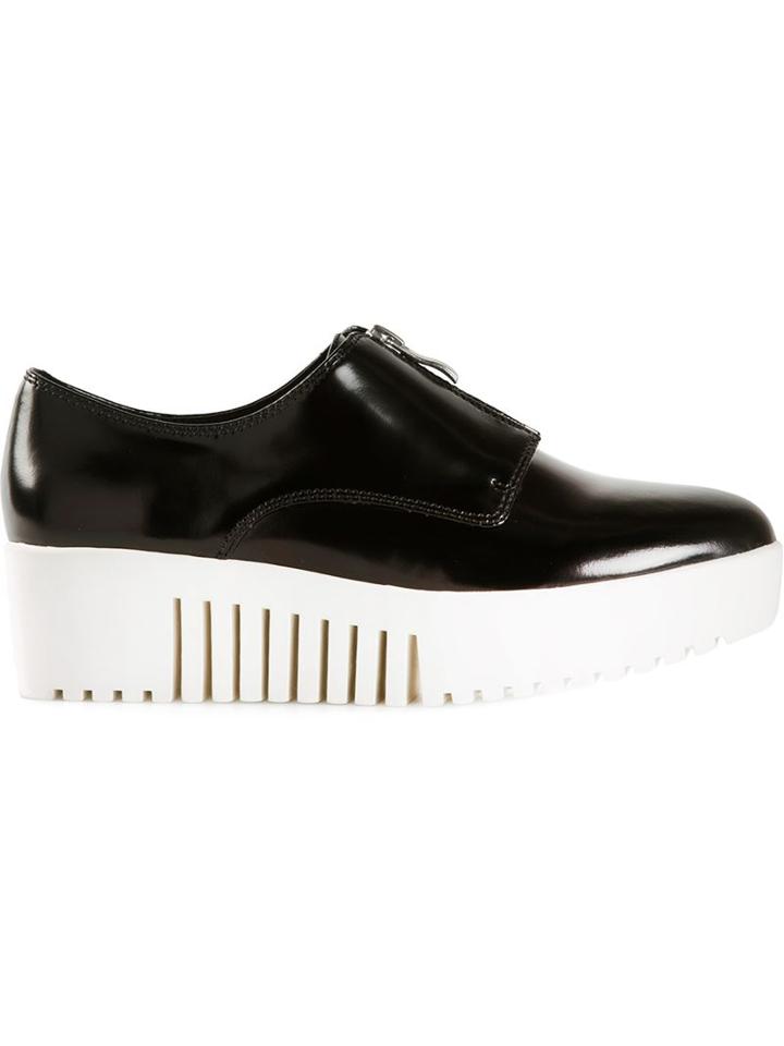 Opening Ceremony Front Zip Platform Derby Shoes