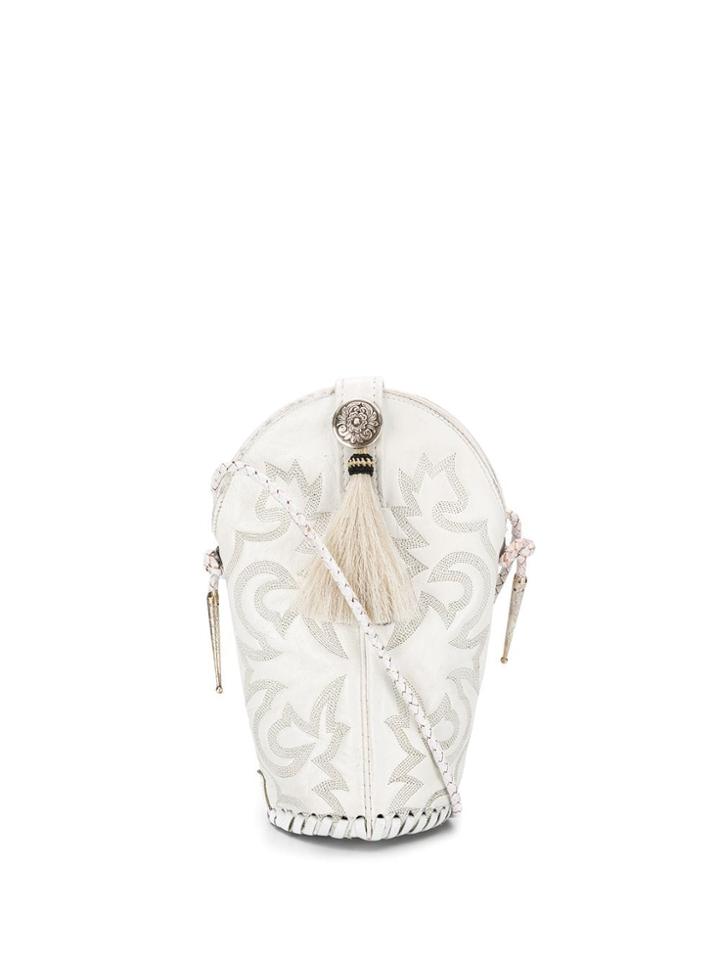 Jessie Western Western Bagboot - White