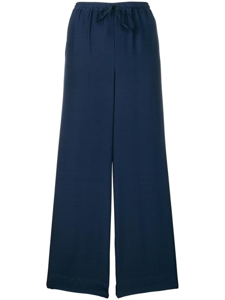 P.a.r.o.s.h. Wide Leg Track Pants - Blue