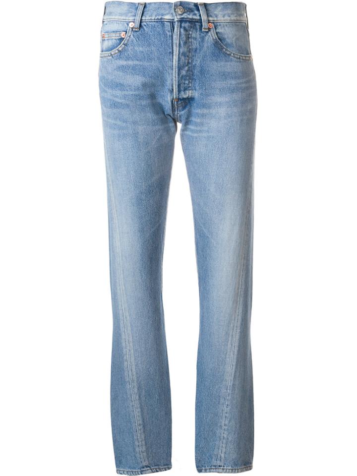 Balenciaga Twisted Leg Jeans - Blue