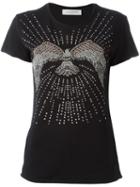 Valentino Studded Eagle T-shirt, Women's, Size: Medium, Black, Cotton