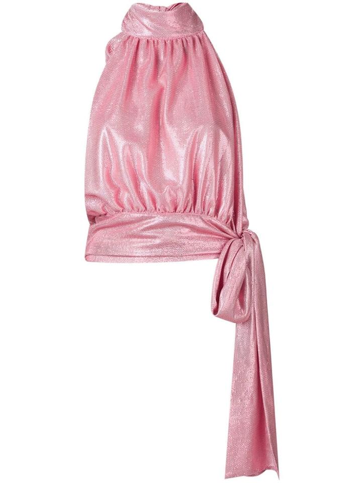 Brognano Halter Neck Top - Pink