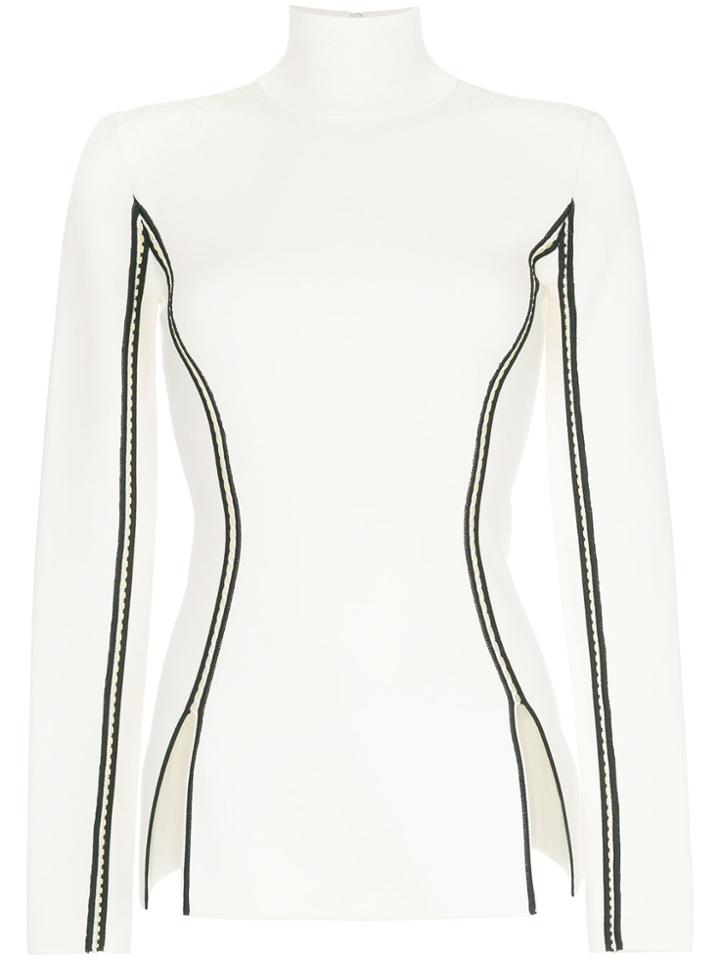 Dion Lee Density Ladder Knit Top - White