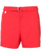 Katama D-ring Chino Shorts - Red