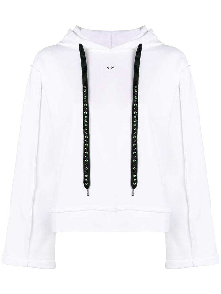 No21 Basic Hoodie - White