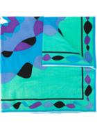 Emilio Pucci Vintage Printed Scarf, Women's, Turquoise