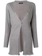 Fabiana Filippi One-button Knit Coat - Grey