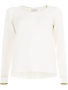 Maison Ullens Slit Detail Sweater - White