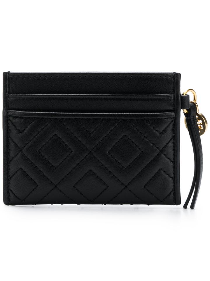 Tory Burch Quilted Card Holder - Black