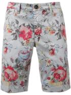 Re-hash - Floral Shorts - Men - Cotton/spandex/elastane - 35, Grey, Cotton/spandex/elastane