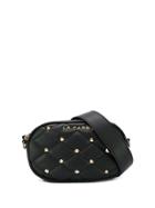 La Carrie Diamond Quilt Belt Bag - Black