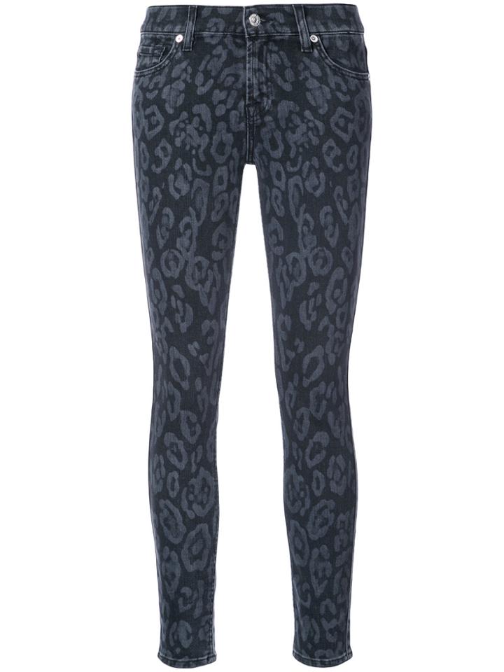 7 For All Mankind Ankle Skinny Jeans - Blue
