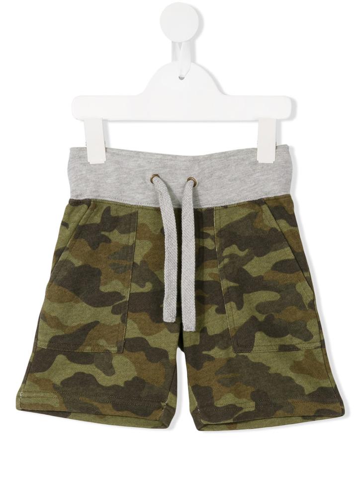 American Outfitters Kids Camouflage Track Shorts, Boy's, Size: 8 Yrs, Green