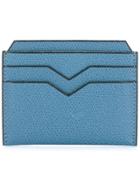 Valextra Textured Cardholder - Blue