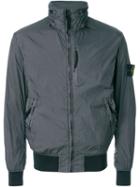 Stone Island Ribbed Hem Zip Jacket