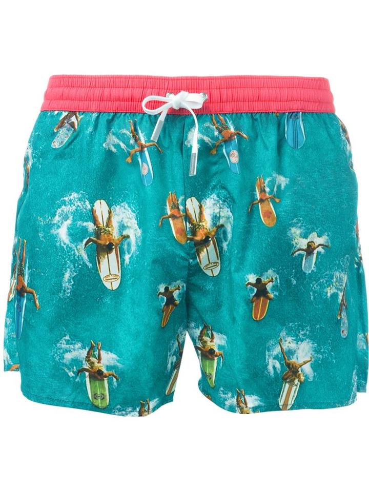 Dsquared2 Surfer Print Swim Shorts