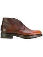 Santoni Lace-up Desert Boots - Brown