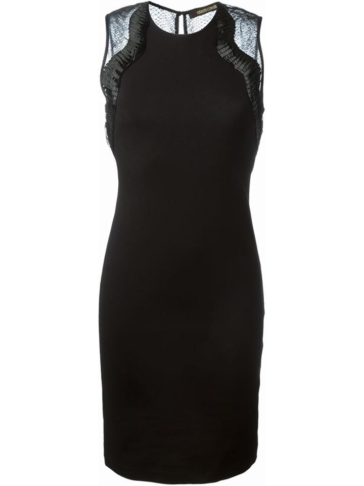 Roberto Cavalli Back Lace Panel Dress