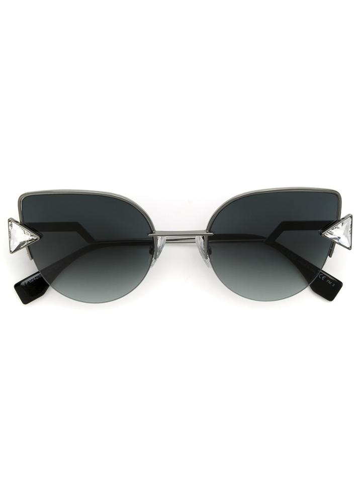 Fendi Eyewear 100% Metal - Metallic