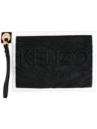 Kenzo Kombo Multi Pocket Clutch, Women's, Black, Nylon/leather