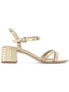 Ash Studded Strappy Sandals - Metallic