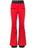 Rossignol Side Stripe Bootleg Trousers - Red