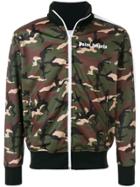 Palm Angels Camouflage Print Zipped Jacket - Multicolour