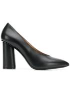 Emporio Armani Block Heel Pumps - Black