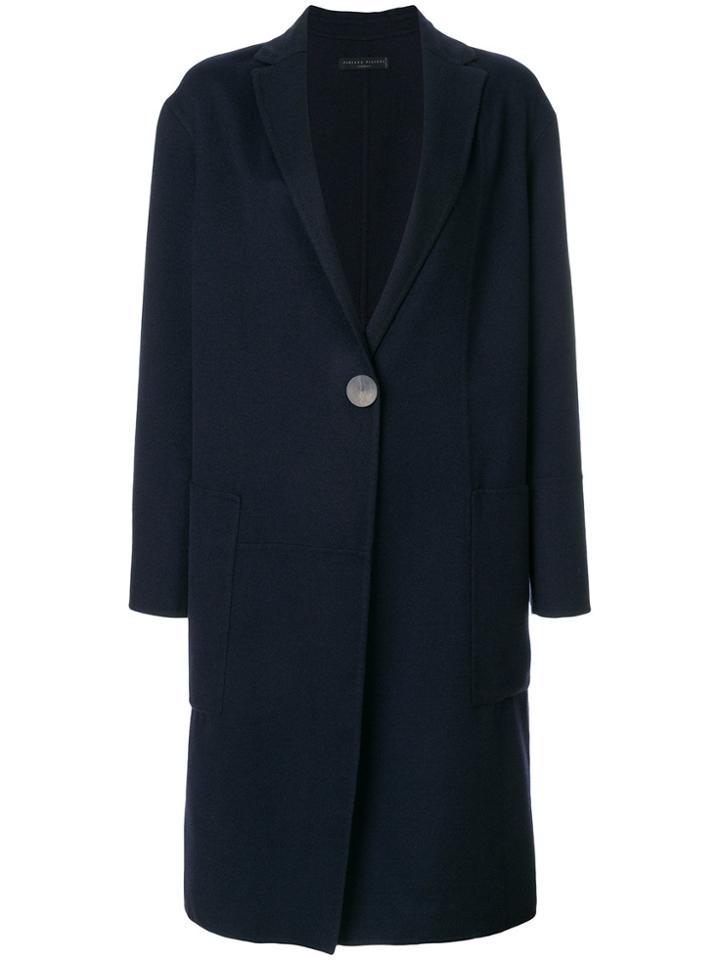 Fabiana Filippi Single Breasted Coat - Blue