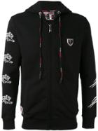 Plein Sport Tiger And Logo Print Jacket - Black