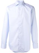 Canali Classic Buttoned Shirt, Men's, Size: 40, Blue, Cotton