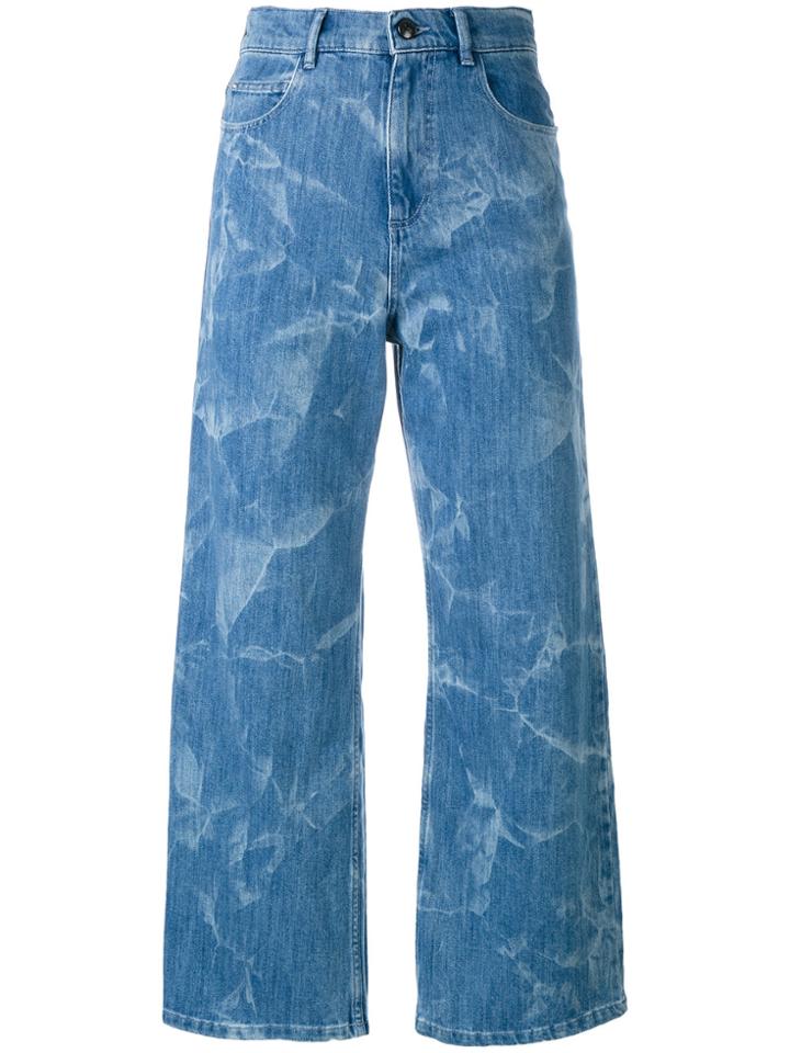 Sonia By Sonia Rykiel High-rise Cropped Flared Jeans - Blue