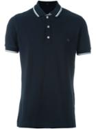 Fay Logo Polo Shirt, Men's, Size: M, Blue, Cotton/spandex/elastane