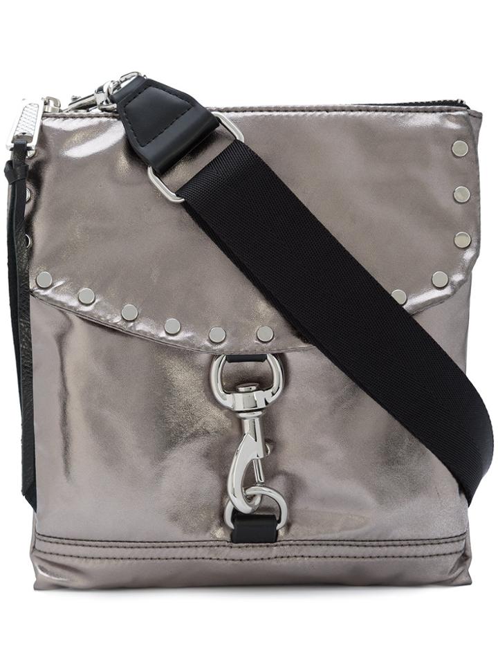 Rebecca Minkoff Studded Crossbody Bag - Metallic