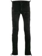 Philipp Plein Slim Fit Cowboy Jeans - Black