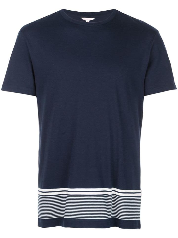 Orlebar Brown Stripe Detail T-shirt - Blue