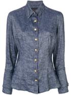 Talbot Runhof Buttoned Shirt - Blue