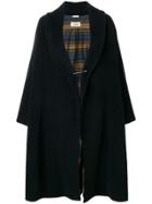 Missoni Vintage 1980's Flared Coat - Black