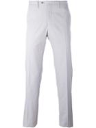 Kiton Classic Chino Trousers, Men's, Size: 54, Grey, Cotton