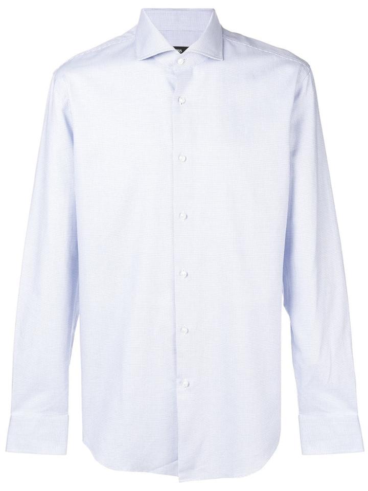 Boss Hugo Boss Geometric Print Slim-fit Shirt - Blue