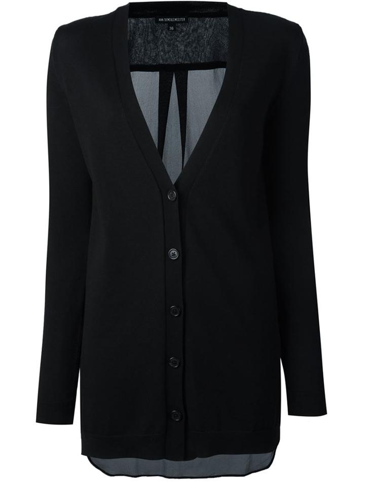 Ann Demeulemeester Back Sheer Cardigan