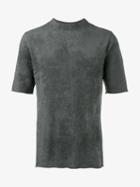 Ex Infinitas Mock Neck T-shirt, Men's, Size: Large, Green, Viscose/polyamide