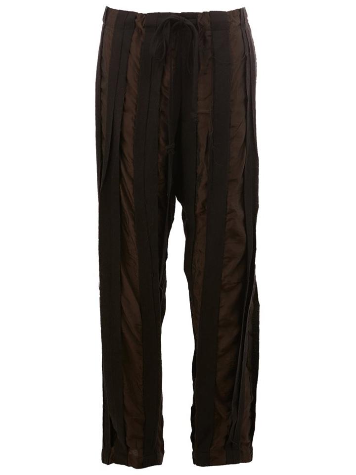 Uma Wang Striped Straight-leg Trousers