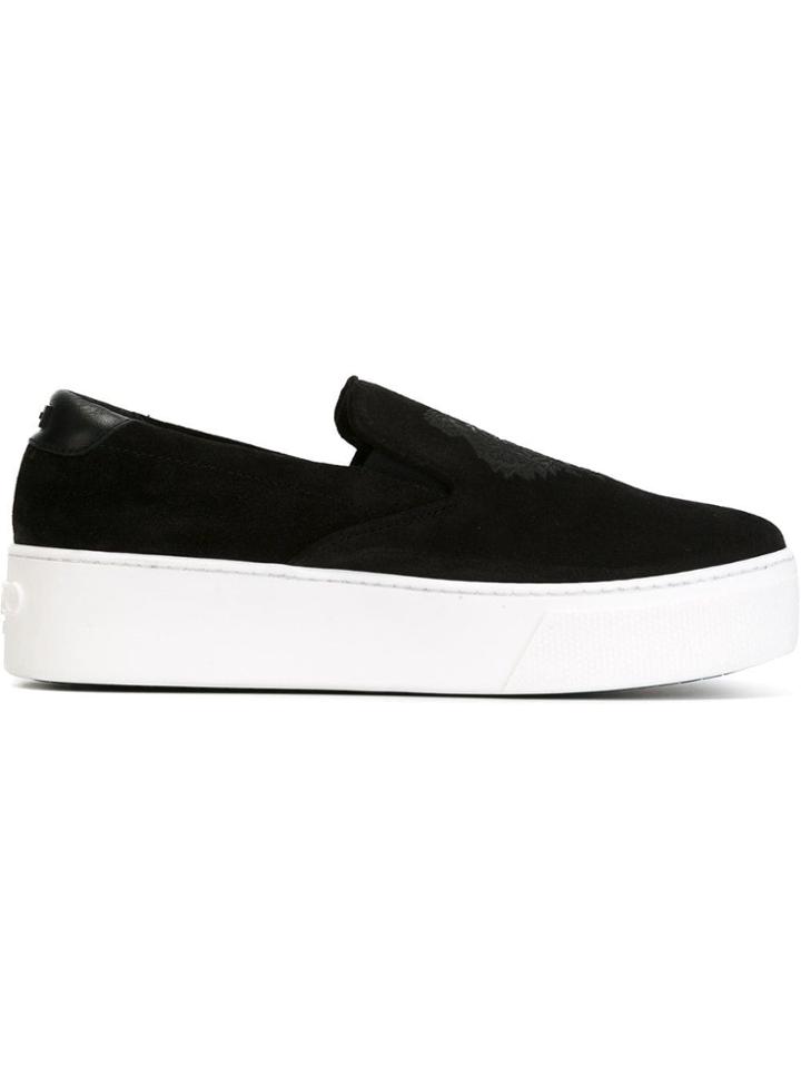 Kenzo 'tiger' Slip-on Sneakers - Black