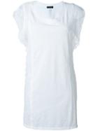 Twin-set Lace-trimmed T-shirt, Women's, Size: Medium, White, Cotton/polyamide