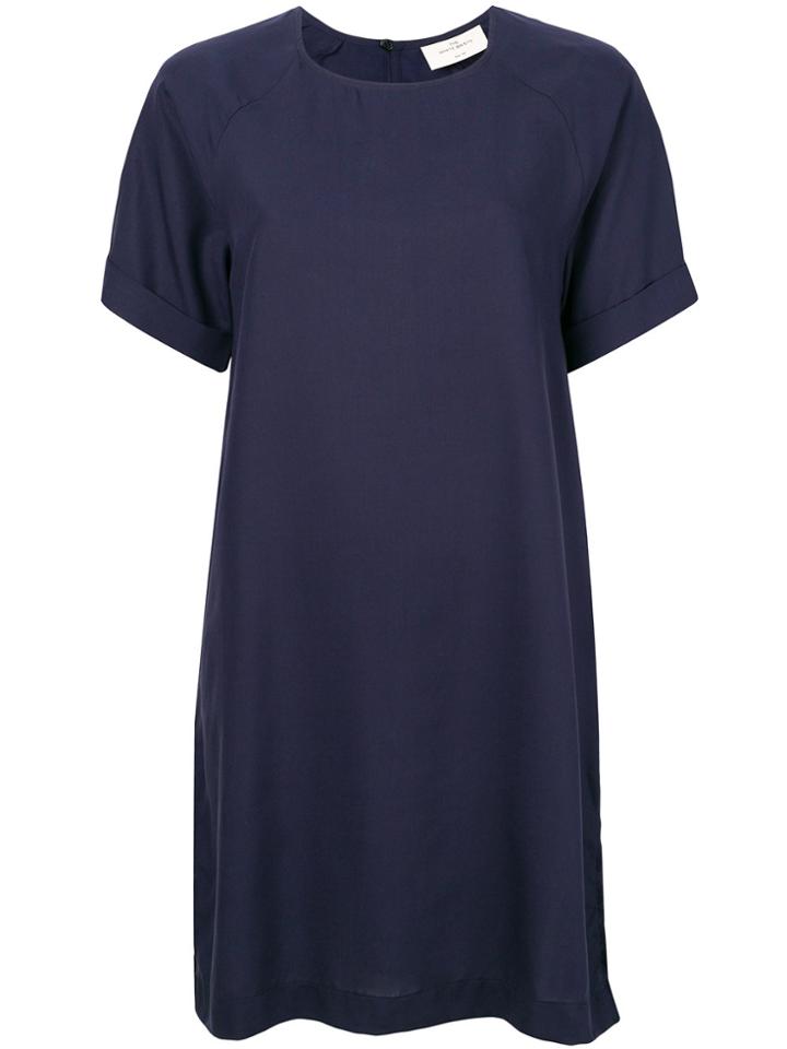 The White Briefs Flow T-shirt Dress - Blue
