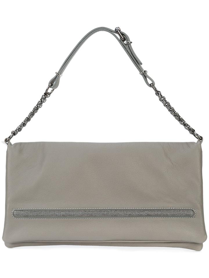Fabiana Filippi Rectangular Shoulder Bag - Grey