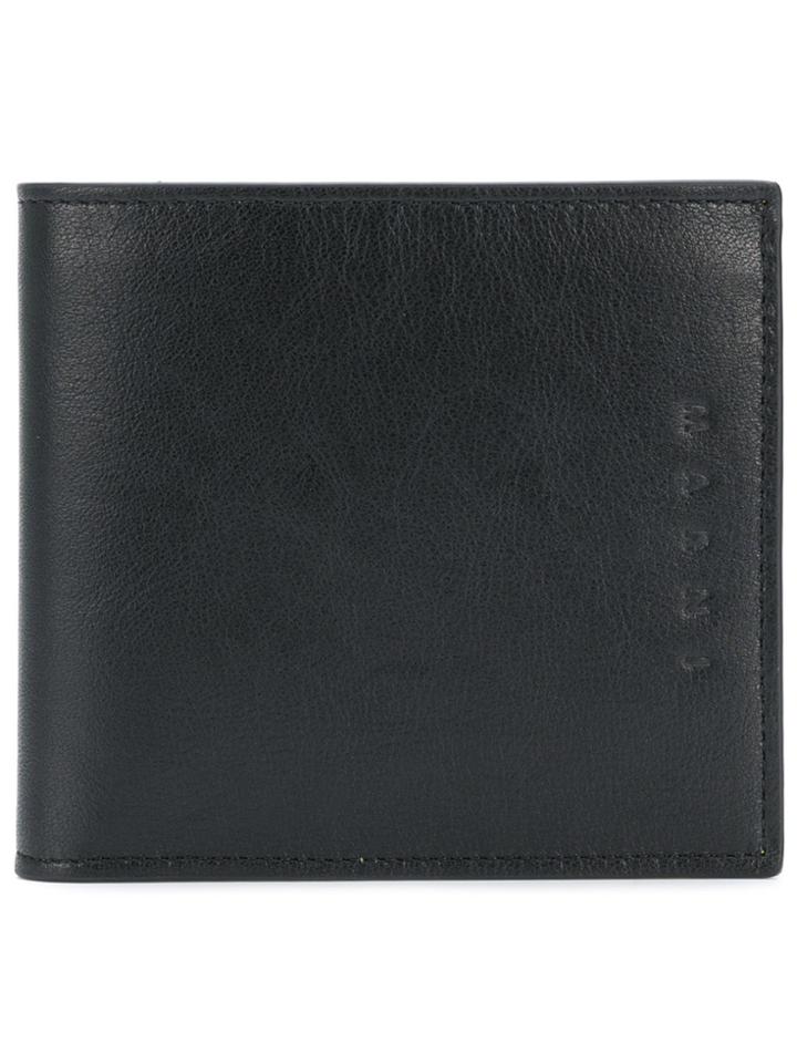 Marni Embossed Bi-fold Wallet - Brown