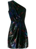 Dsquared2 Tie-dye One-shoulder Dress - Black